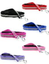 Basic Reflective Dog Leash - Red