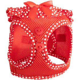 Red Polka Dot Ruffle (Option: 3X-Large)