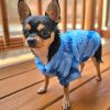 Soft Plush Pullover - Tie-Dye Blue