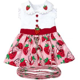 Strawberry Picnic  Harness Dress (Option: X-Large)